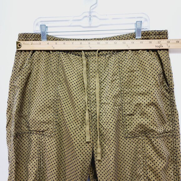 Anthropologie Womens L Pants Drawstring Waist Elastic Ankles Lyocell Blend Green - Picture 6 of 12